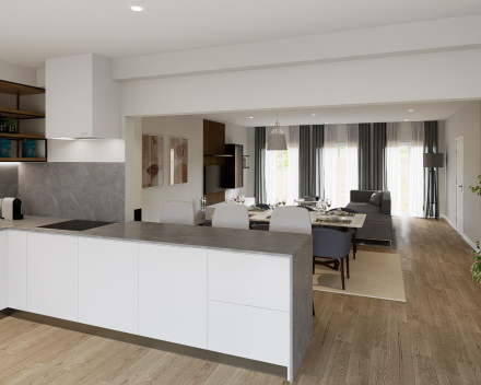 possibilidade de renovar e modernizar a sala e a cozinha