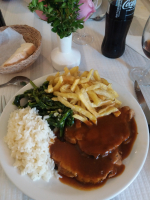 Hoofdschotel van het dagmenu