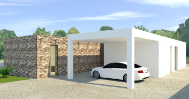Moderne gelijkvloerse woning in Serra de Bouro