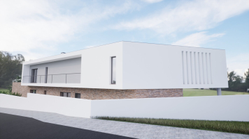 Bouwgrond met goedgekeurd project in Venda Nova