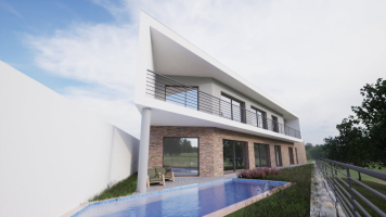 Bouwgrond met goedgekeurd project in Venda Nova