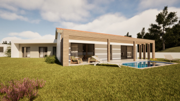 Nieuwbouwproject met 4 individuele woningen in Lagoa de Cão