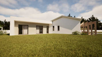 Nieuwbouwproject met 4 individuele woningen in Lagoa de Cão