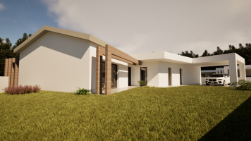 Nieuwbouwproject met 4 individuele woningen in Lagoa de Cão