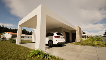 Nieuwbouwproject met 4 individuele woningen in Lagoa de Cão