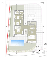 Moderne gelijkvloerse woning in Serra de Bouro