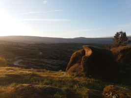 Uitzicht op de Serra da Estrela vanuit Vila Franca da Serra bij Quinta da Estrela